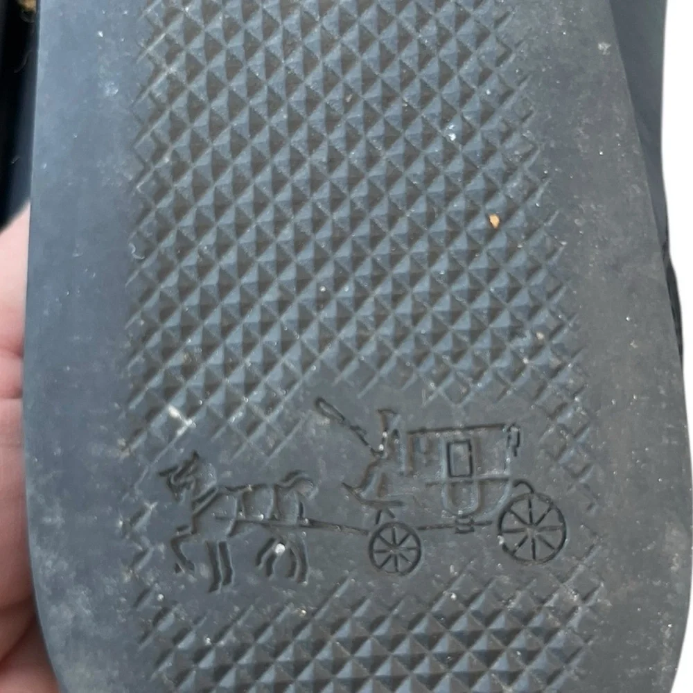 NEW- Coach Rebecca Varsity Black Suede Lace up Sneakers - Picture 13 of 14